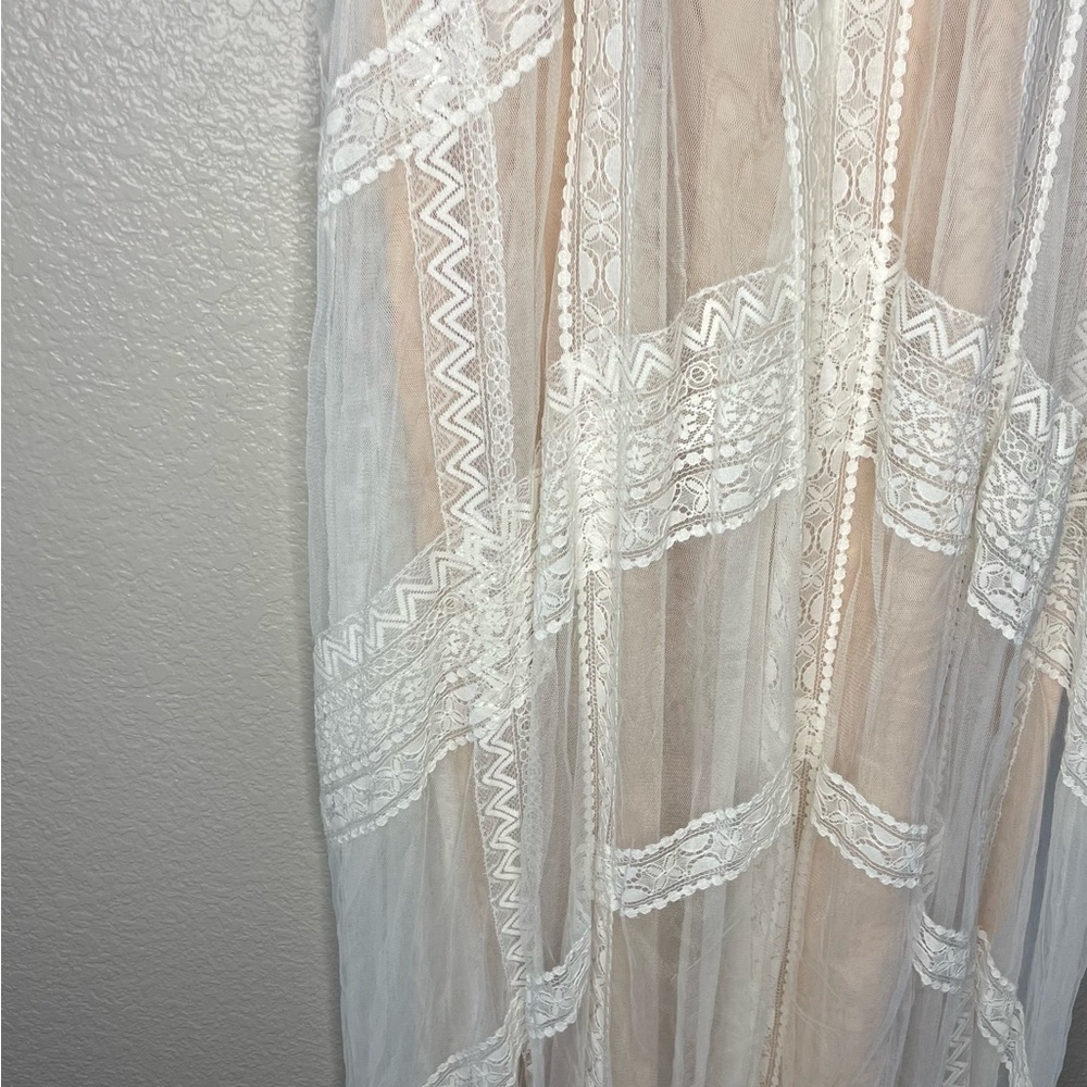 NWT Whimsy Boho Maxi Bridal Dress Size 14 - Picture 8 of 16